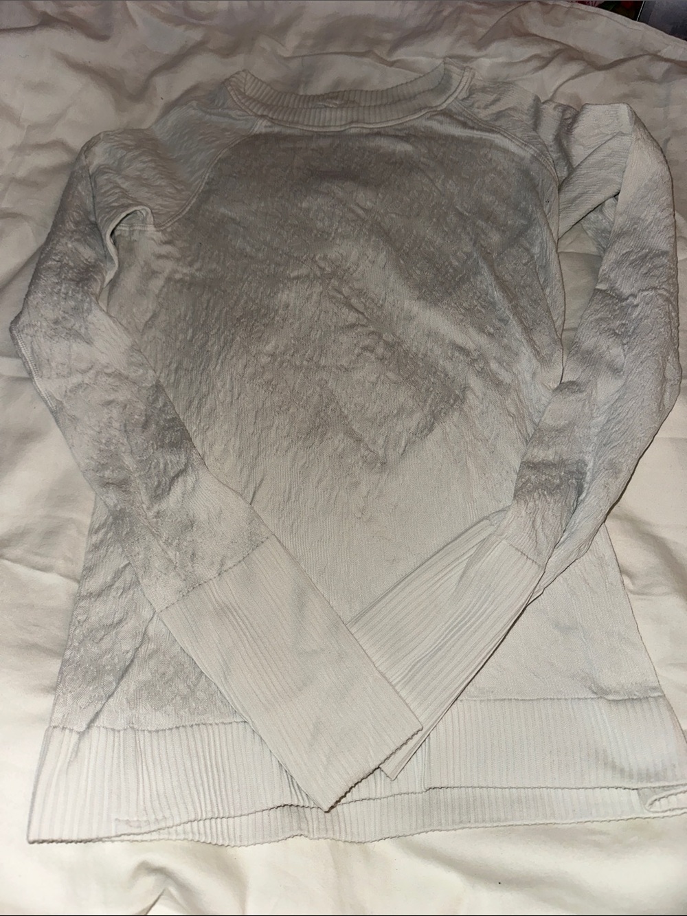 lululemon athletica Cream Lightweight Long Sleeve Pullover